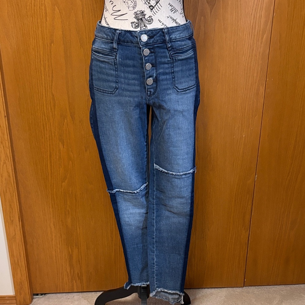 William Rast Dark Blue Straight Leg Jeans